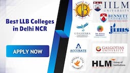 Best LLB Colleges in Delhi NCR: Admissions 2025, Exams, Fees & Placements